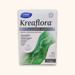 Kreaflora Biotic+ Enzimas Digestivas  30 Capsulas