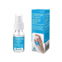Cristalmina 10 mg ml solucion para pulverizacion cutanea 1 frasco 25 ml